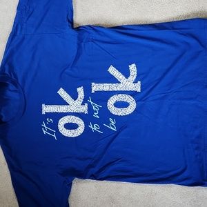 Tshirt It's OK to Not Be Ok TShirt- Large Children's Grief Awareness